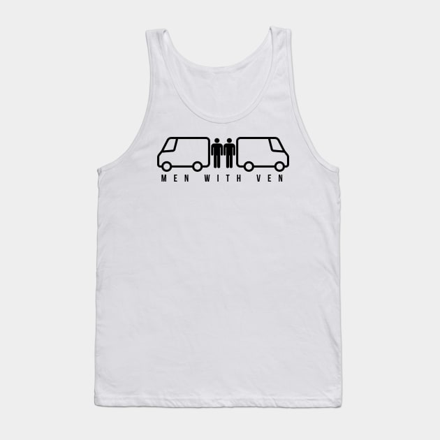 Men with ven Tank Top by blackboxclothes